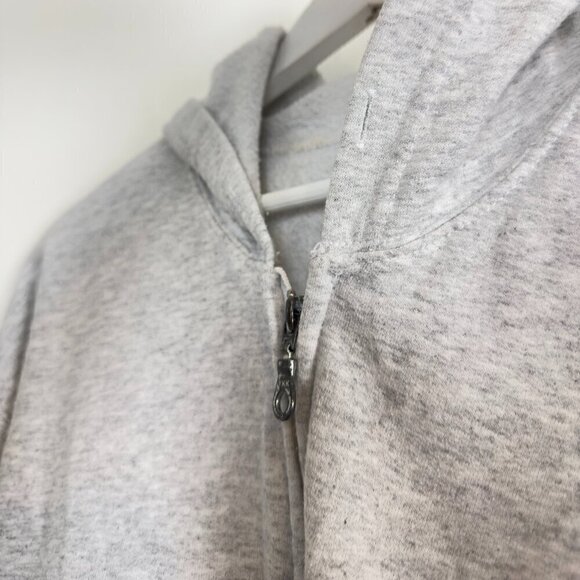 BDG URBAN OUTFITTERS Front Zip Hoodie in Grey Size Medium - Picture 4 of 7